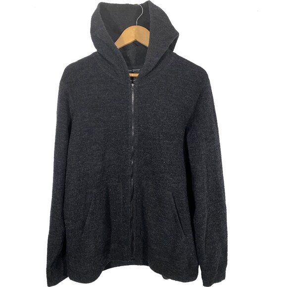 Wings+horns Black Full Zip Hoodie Size XL - Picture 1 of 6
